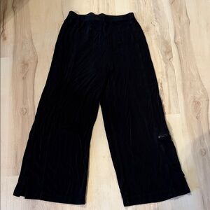 Chicos Travelers Black Wide-Leg Pants SZ 4 chicos 0